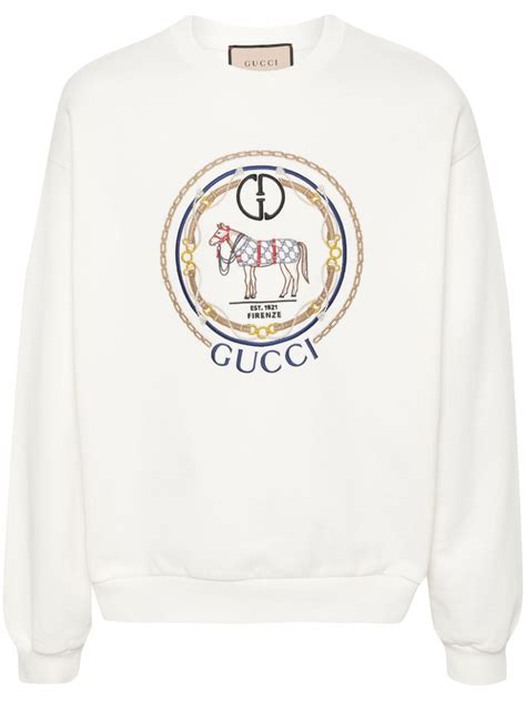 gucci embroidered gg cotton|Gucci.